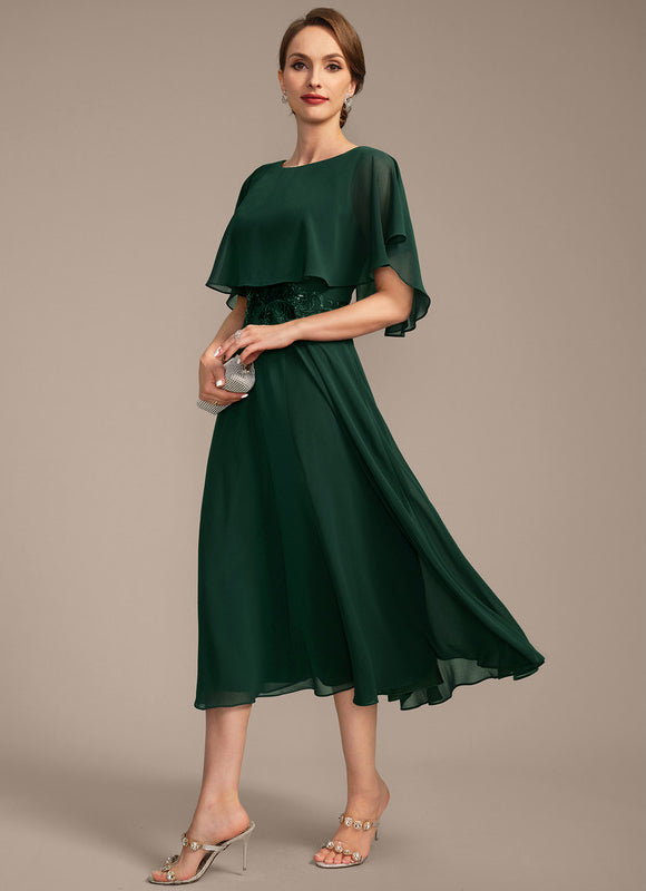 Robe Chic Émeraude Fluidité - gallery 3