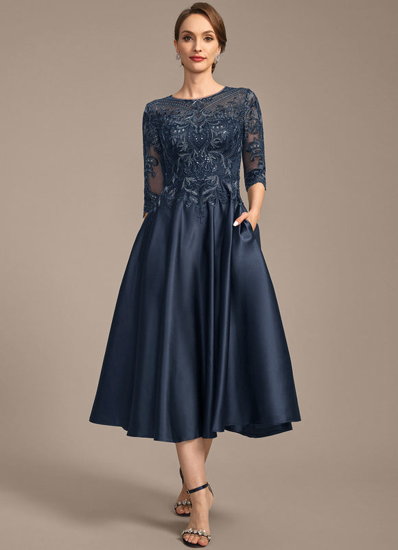 Robe Chic Satin Somptueux - gallery 2