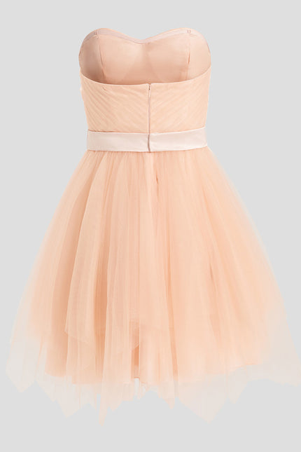 Robe Chic Tulle Pêche - gallery 7