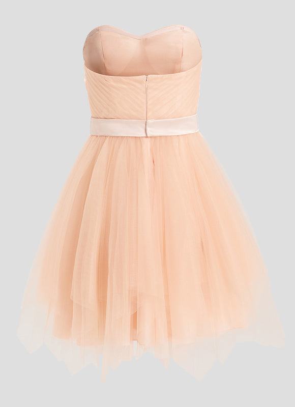 Robe Chic Tulle Pêche - gallery 7