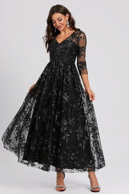 Robe Chic Chic Pailleté Vaporeuse - gallery 1