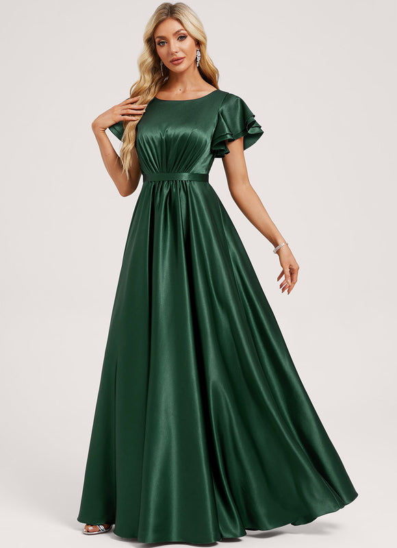 Robe Chic Longue Satinée Flottante