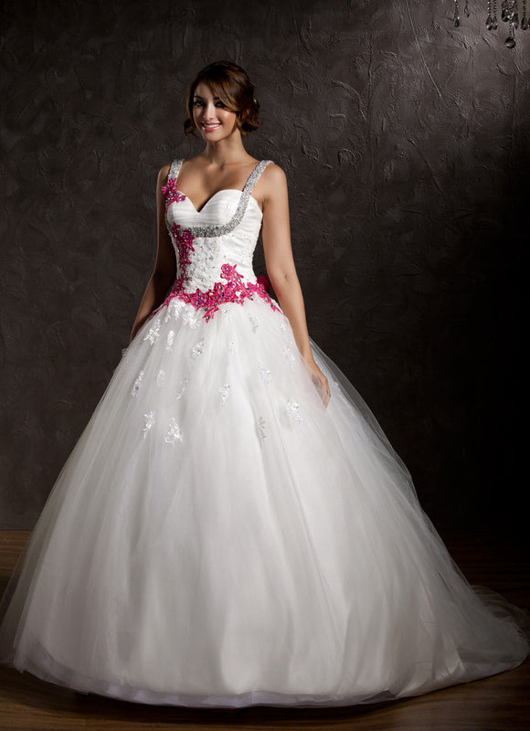 Robe Chic Princesse Tulle Satin - gallery 2