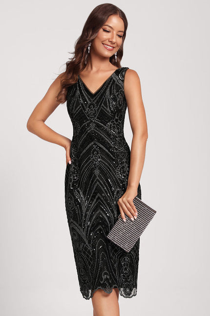 Robe Chic Noir Charme - gallery 7