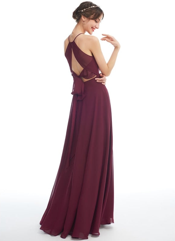 Robe Chic Bleu Drapé - gallery 2