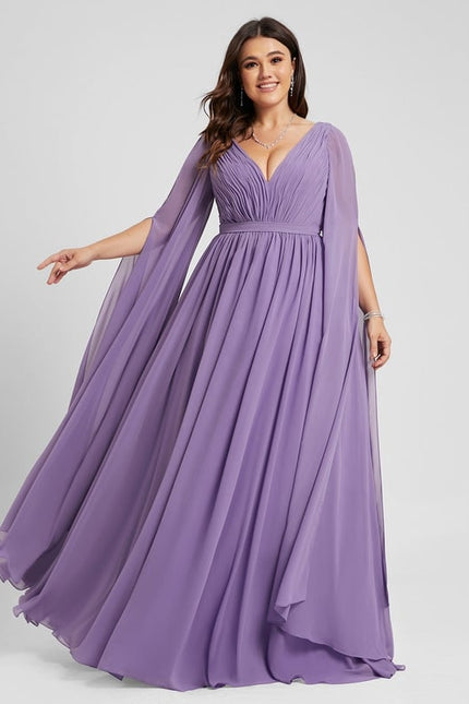 Robe Chic Longue Verte Fluide - gallery 8