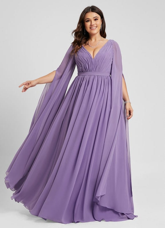 Robe Chic Longue Verte Fluide - gallery 8