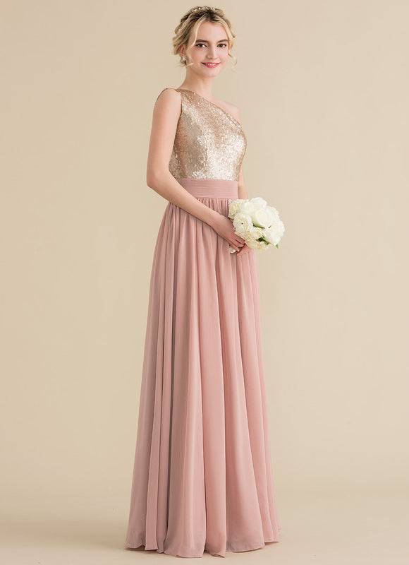 Robe Chic Éclat Rosé Asymétrique - gallery 2