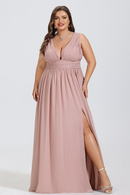 Robe Chic Longue Verte Fluide - gallery 5
