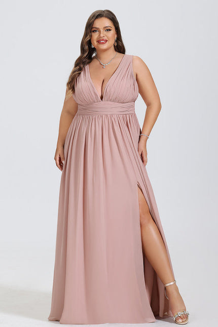 Robe Chic Longue Verte Fluide - gallery 5
