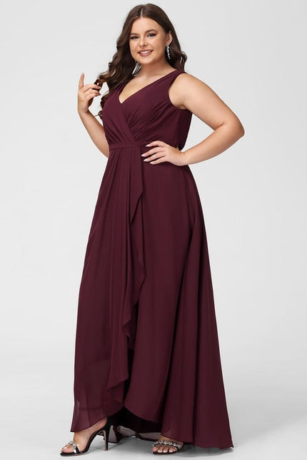 Robe Chic Mousseline Asymétrique - gallery 6