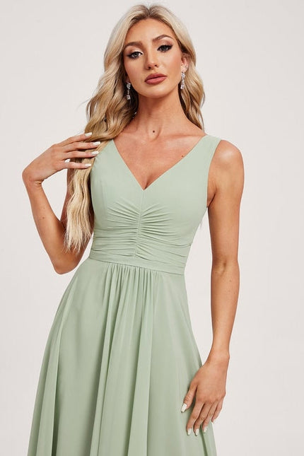 Robe Chic Mousseline Asymétrique - gallery 2