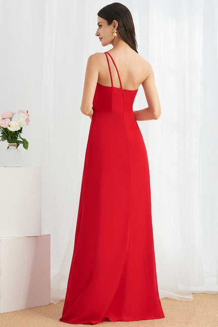 Robe Chic Asymétrique Beige - gallery 4