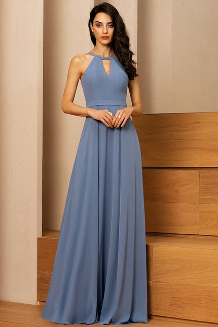 Robe Chic Satinée Beige - gallery 1