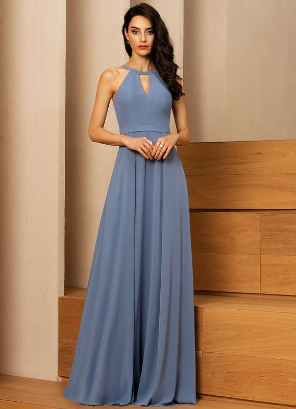 Robe Chic Satinée Beige - gallery 1