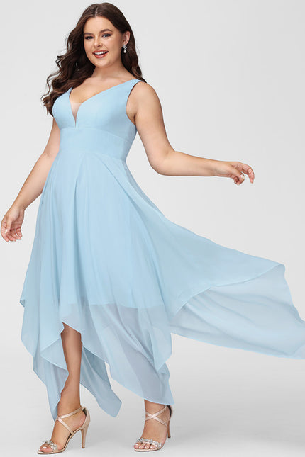Robe Chic Fluide Bleu Nuit - gallery 6