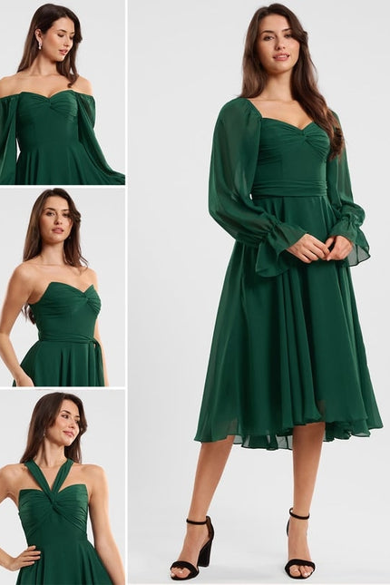 Robe Chic Fluide À Nouer