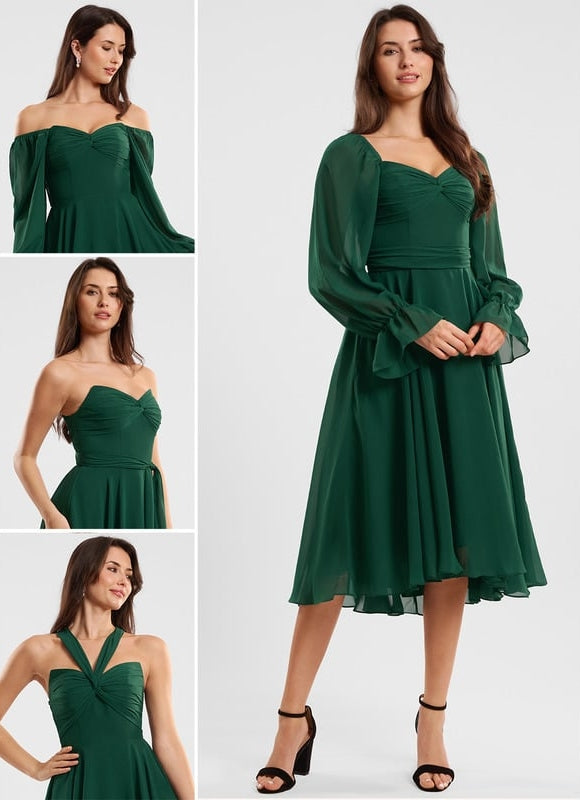Robe Chic Fluide À Nouer