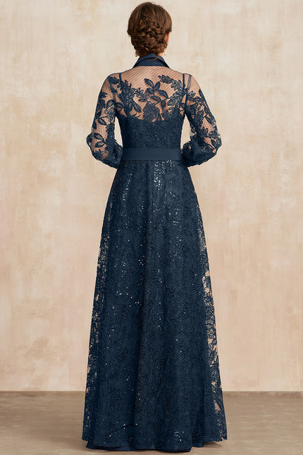 Robe Chic Velours Céleste - gallery 3