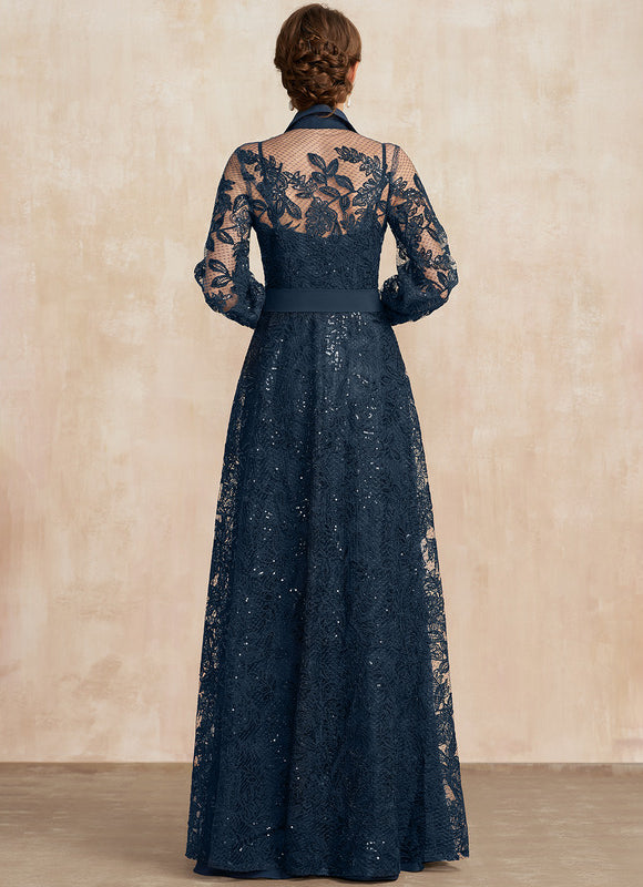 Robe Chic Velours Céleste - gallery 3