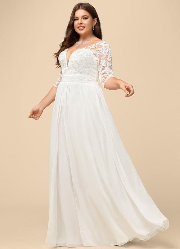 Robe Chic Vaporeuse Écrue - gallery 8