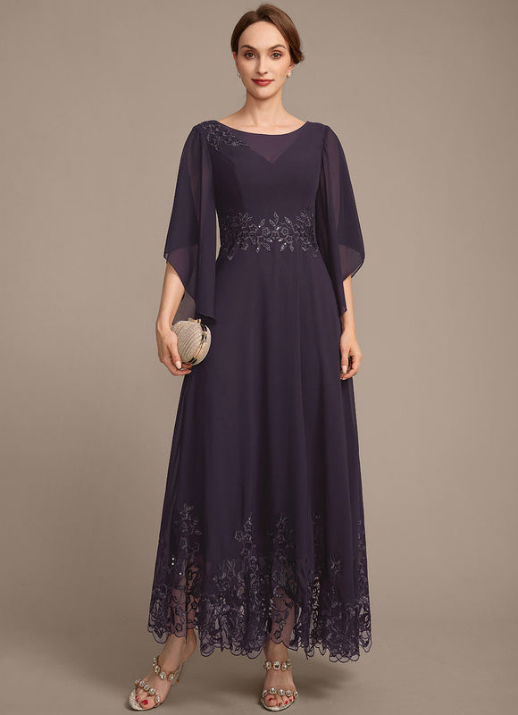 Robe Chic Chiffon Étoilée - gallery 3