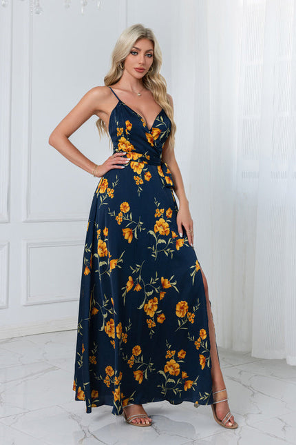Robe Chic Longue Florale Rose - gallery 7