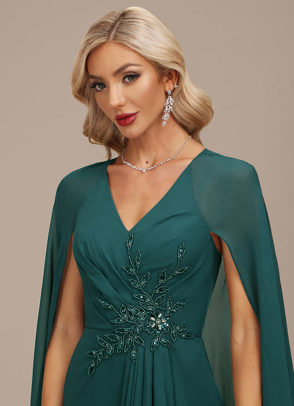 Robe Chic Voile Émeraude - gallery 6