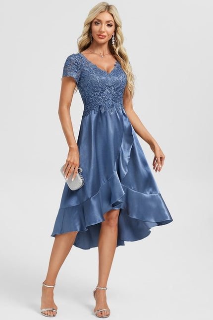 Robe Chic Cocktail Marine Élégante