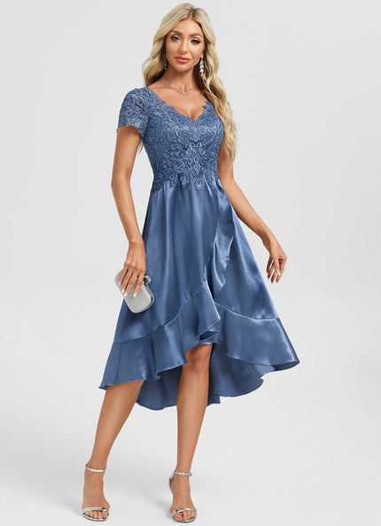 Robe Chic Cocktail Marine Élégante