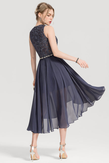 Robe Chic Élégance Verte Flottante - gallery 5