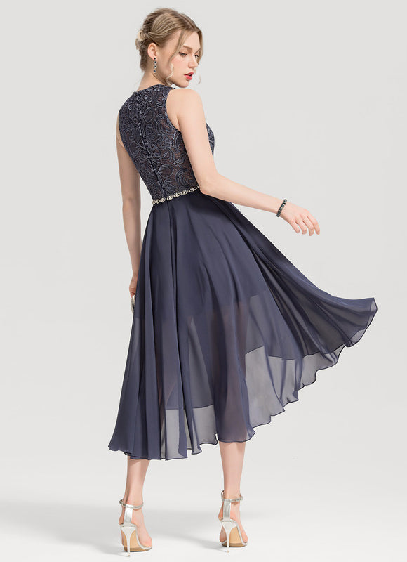 Robe Chic Élégance Verte Flottante - gallery 5