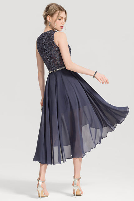 Robe Chic Élégance Verte Flottante - gallery 5