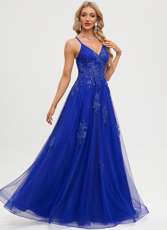 Robe Chic Bleue Étoilée