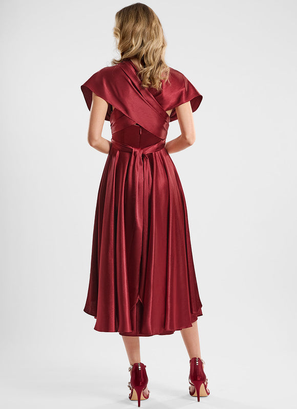 Robe Chic Rubis Élégante - gallery 4