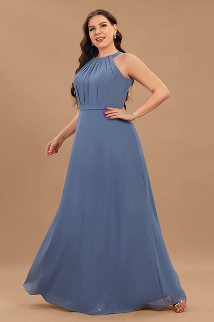 Robe Chic Mousseline Drapée - gallery 4