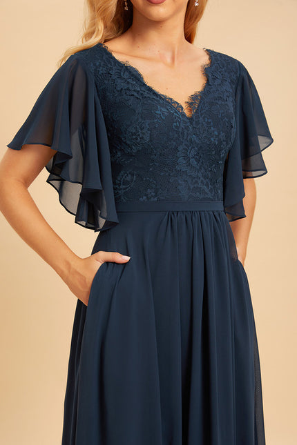 Robe Chic Élégance Rosée - gallery 5