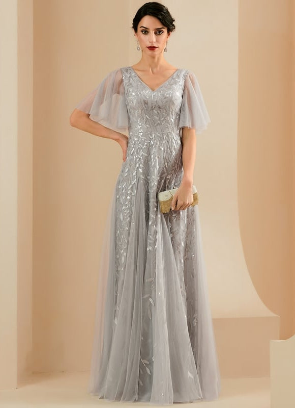 Robe Chic Argentée Légère - gallery 1