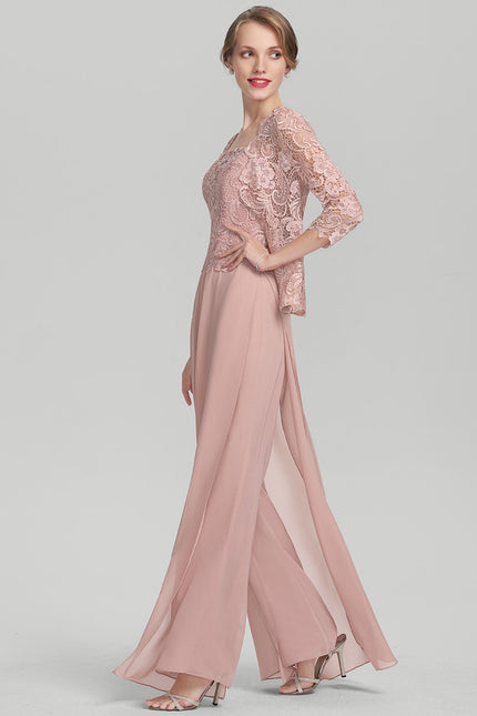 Robe Chic Élégance Rose Poudré - gallery 1