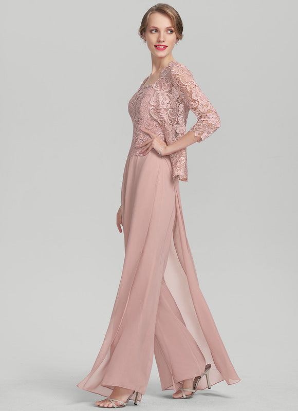 Robe Chic Élégance Rose Poudré - gallery 1