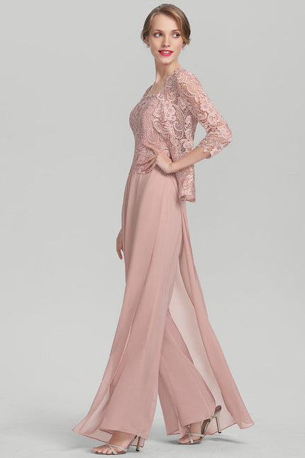 Robe Chic Élégance Rose Poudré - gallery 1