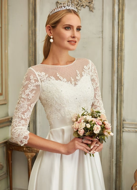 Robe Chic Satin Équilibre - gallery 1