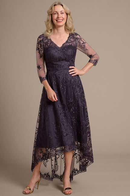 Robe Chic Dentelle Violette