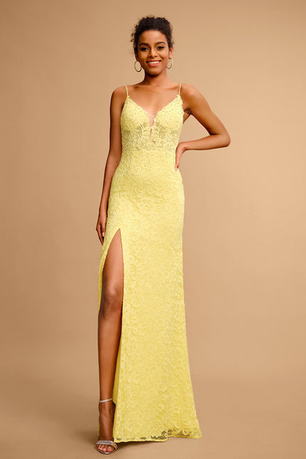 Robe Chic Jaune Éclatant