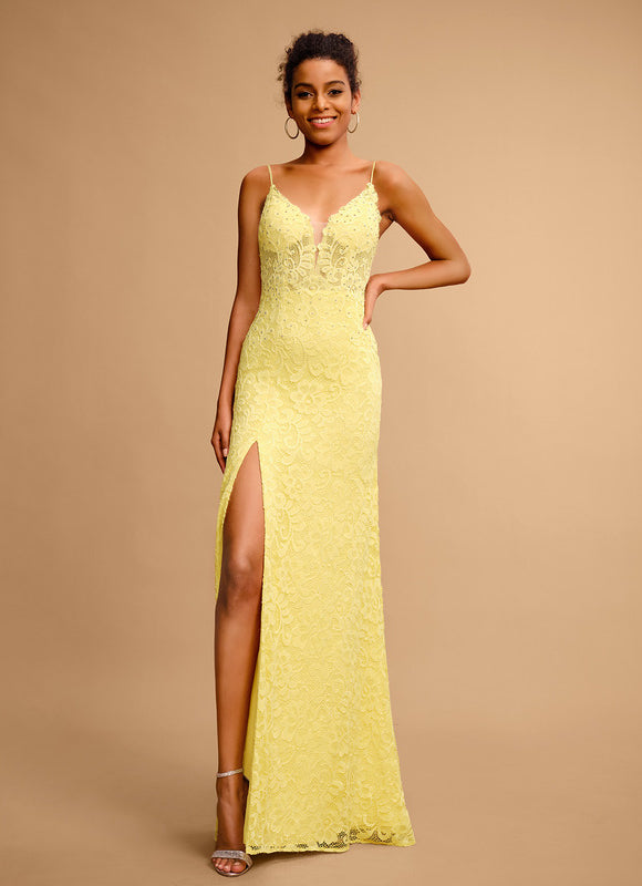Robe Chic Jaune Éclatant