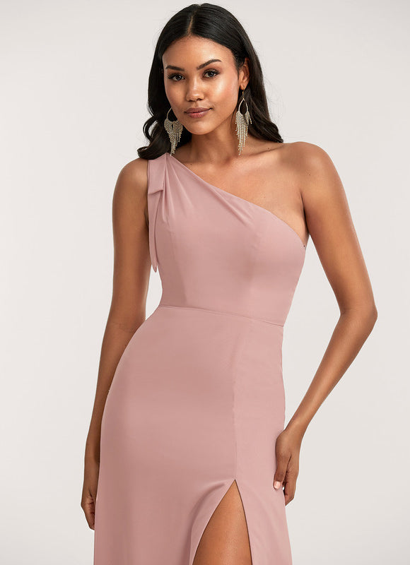 Robe Chic Asymétrique Rose - gallery 3