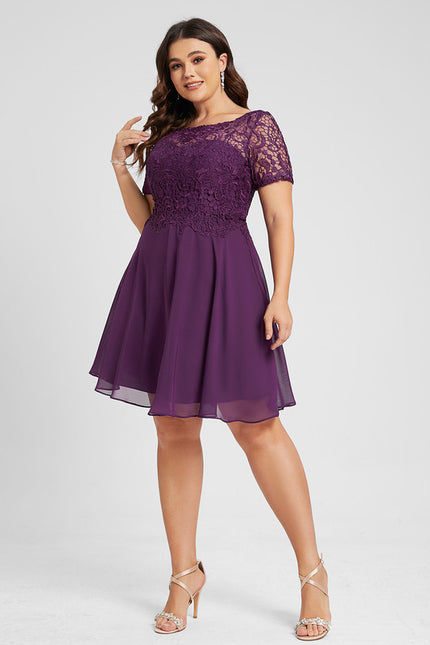 Robe Chic Chiffon Éclatante - gallery 9