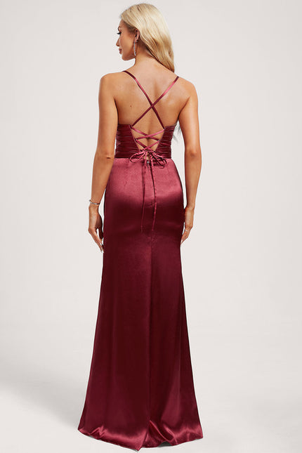 Robe Chic Satinée Longue - gallery 4