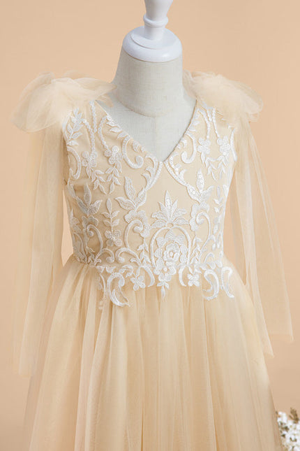 Robe Chic Tulle Beige - gallery 6
