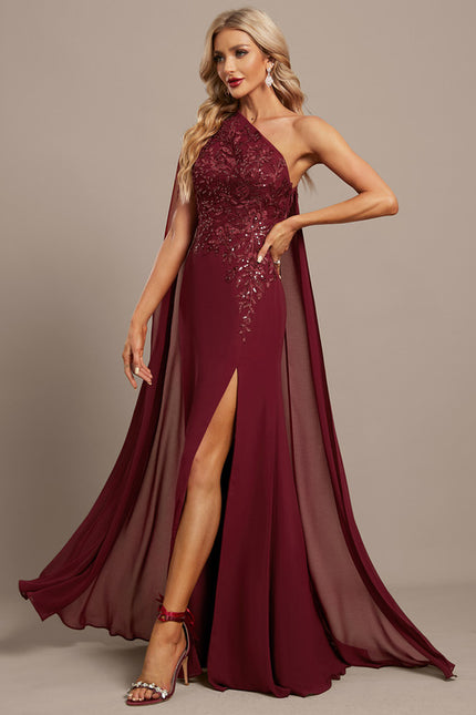 Robe Chic Rouge Mystique Élégant - gallery 5